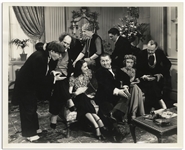 Moe Howard Personally Owned 10 x 8 Glossy Photo From the 1939 Three Stooges Film Three Sappy People -- Very Good Plus Condition
